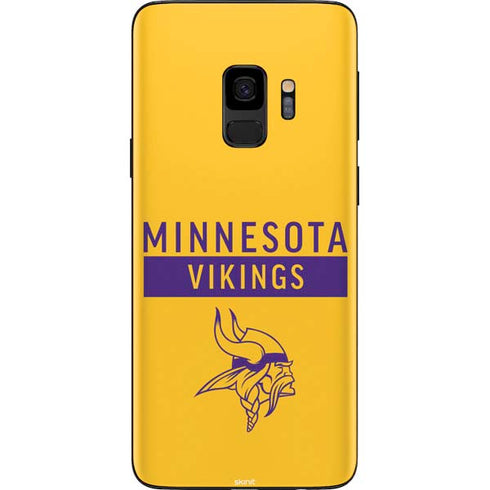 NFL Minnesota Vikings Yellow Performance Series Galaxy S9 Skin
