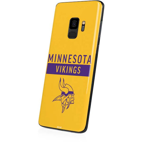 NFL Minnesota Vikings Yellow Performance Series Galaxy S9 Skin