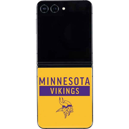 NFL Minnesota Vikings Yellow Performance Series Galaxy Z Flip5 5G Skin