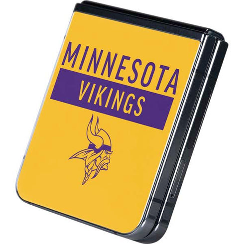 NFL Minnesota Vikings Yellow Performance Series Galaxy Z Flip5 5G Skin