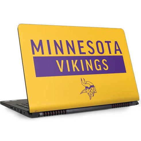 NFL Minnesota Vikings Yellow Performance Series Dell Inspiron Skin