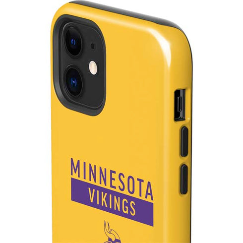 NFL Minnesota Vikings Yellow Performance Series iPhone 12 Mini Impact Case