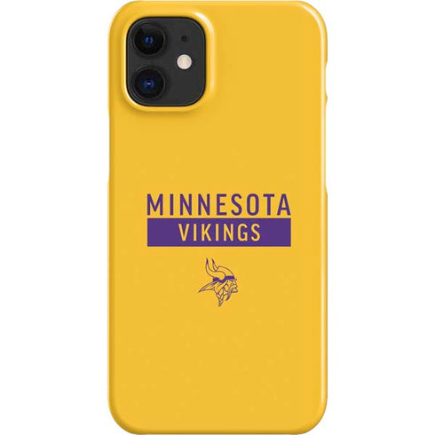 NFL Minnesota Vikings Yellow Performance Series iPhone 12 Mini Lite Case