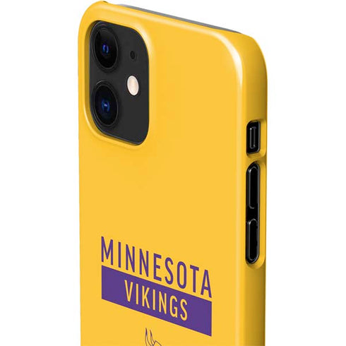 NFL Minnesota Vikings Yellow Performance Series iPhone 12 Mini Lite Case