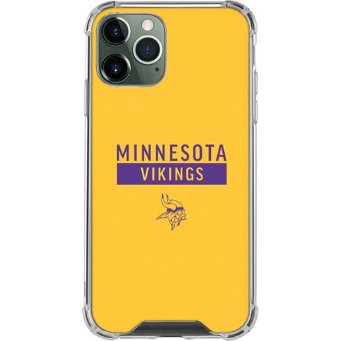 NFL Minnesota Vikings Yellow Performance Series iPhone 12 Pro Max Clear Case