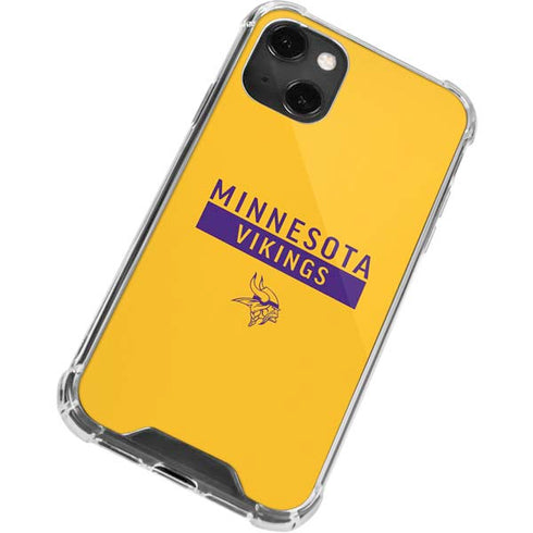 NFL Minnesota Vikings Yellow Performance Series iPhone 13 Mini Clear Case
