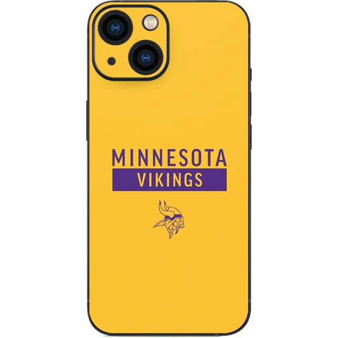 NFL Minnesota Vikings Yellow Performance Series iPhone 13 Mini Skin