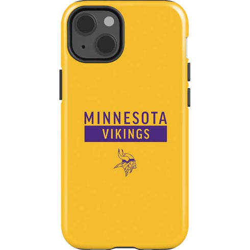 NFL Minnesota Vikings Yellow Performance Series iPhone 15 Impact Case