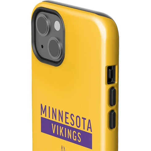 NFL Minnesota Vikings Yellow Performance Series iPhone 15 Impact Case