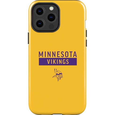 NFL Minnesota Vikings Yellow Performance Series iPhone 15 Pro Max Impact Case
