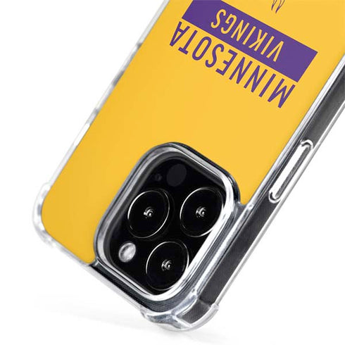 NFL Minnesota Vikings Yellow Performance Series iPhone 15 Pro Max MagSafe Case