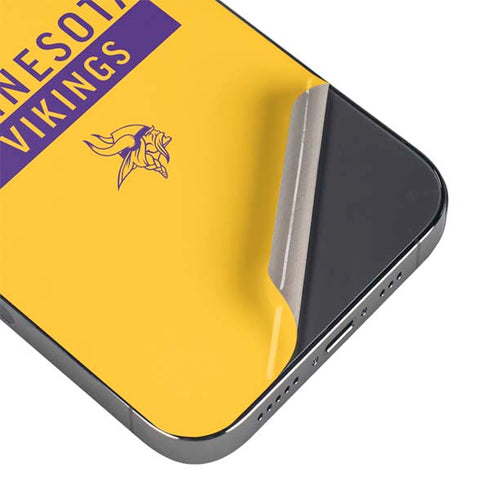 NFL Minnesota Vikings Yellow Performance Series iPhone 14 Pro Max Skin