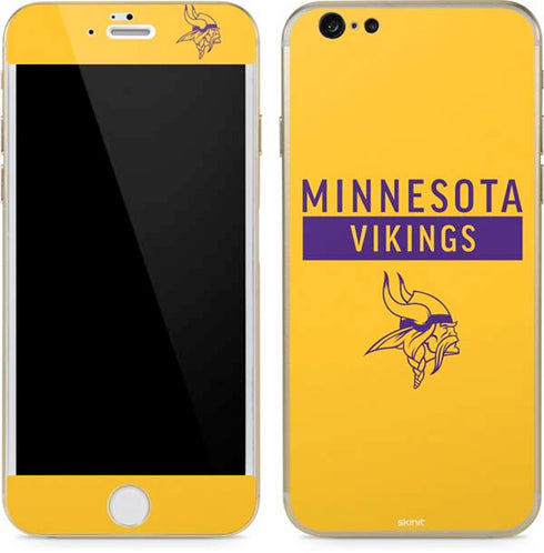 NFL Minnesota Vikings Yellow Performance Series iPhone 6/6s Skin
