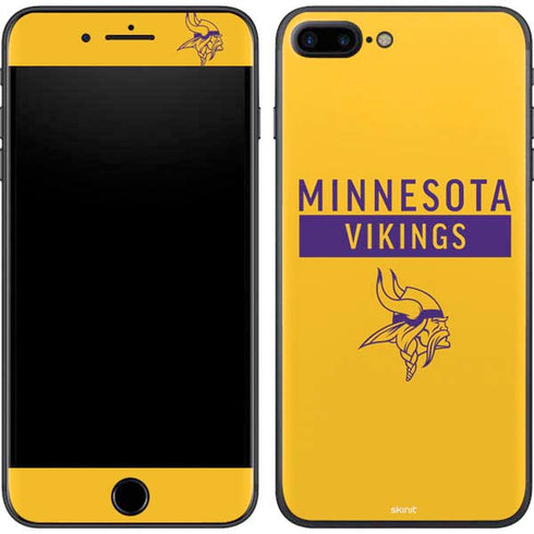 NFL Minnesota Vikings Yellow Performance Series iPhone 8 Plus Skin