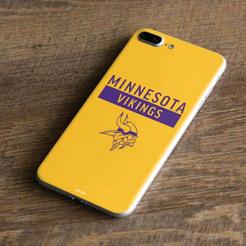 NFL Minnesota Vikings Yellow Performance Series iPhone 8 Plus Skin