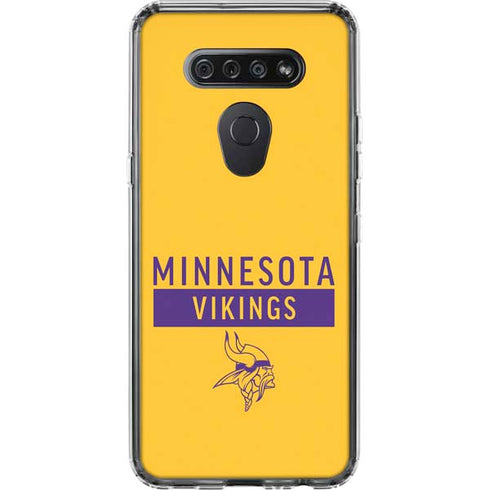 NFL Minnesota Vikings Yellow Performance Series LG K51/Q51 Clear Case