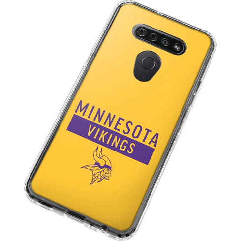 NFL Minnesota Vikings Yellow Performance Series LG K51/Q51 Clear Case