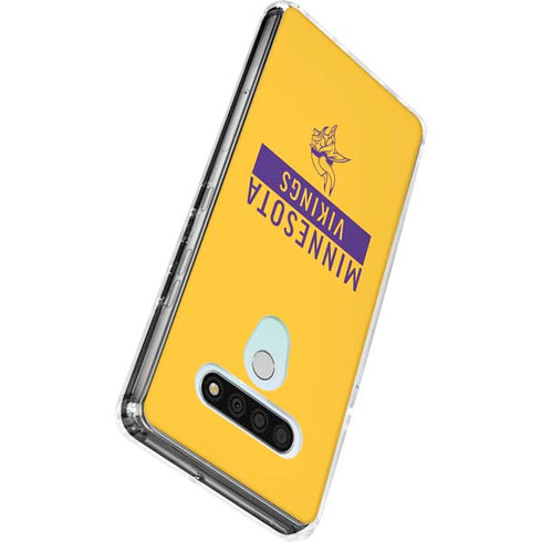 NFL Minnesota Vikings Yellow Performance Series LG Stylo 6 Clear Case