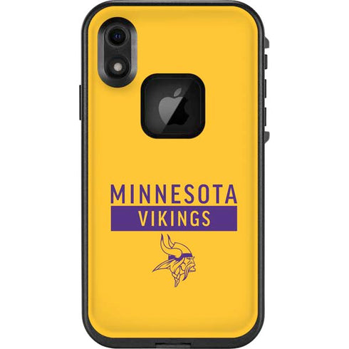 NFL Minnesota Vikings Yellow Performance Series LifeProof Fre iPhone Skin