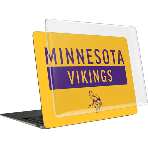NFL Minnesota Vikings Yellow Performance Series MacBook Air 13in M1 (2021) Case plus Skin