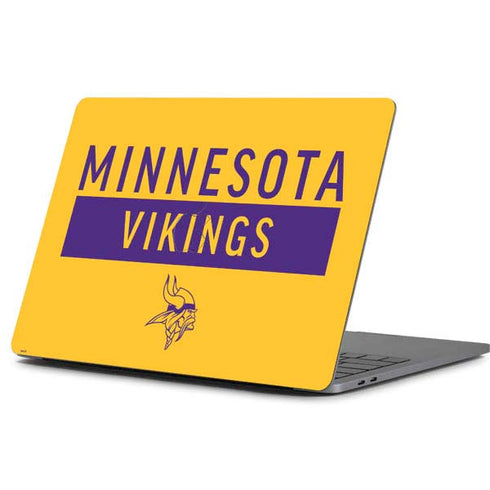 NFL Minnesota Vikings Yellow Performance Series Apple MacBook Pro 13-inch Skin