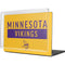 NFL Minnesota Vikings Yellow Performance Series MacBook Pro 16in (2021-25) Case plus Skin