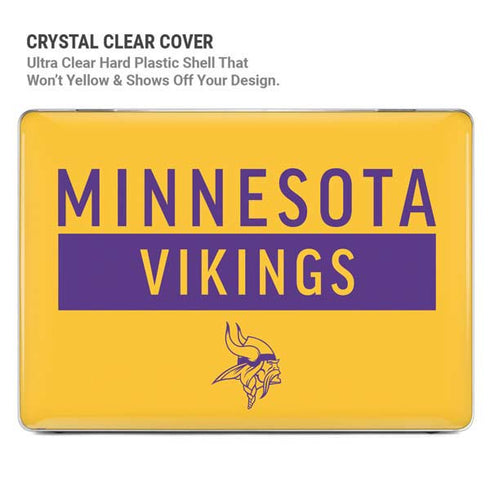 NFL Minnesota Vikings Yellow Performance Series MacBook Pro 16in (2021-25) Case plus Skin