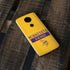 NFL Minnesota Vikings Yellow Performance Series Moto E5 Plus Skin
