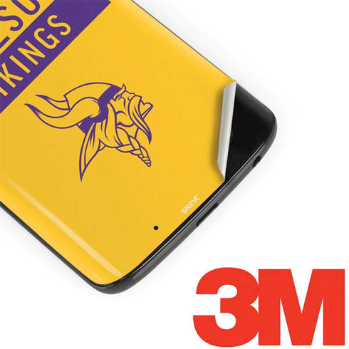 NFL Minnesota Vikings Yellow Performance Series Moto G6 Skin