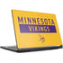 NFL Minnesota Vikings Yellow Performance Series MSI GS65 Stealth Laptop Skin