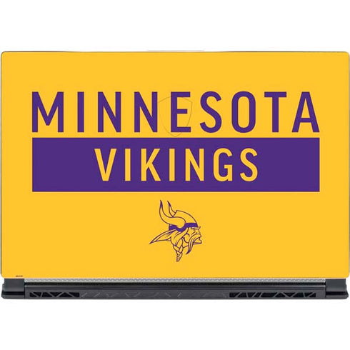 NFL Minnesota Vikings Yellow Performance Series MSI GS65 Stealth Laptop Skin