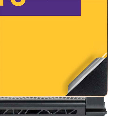 NFL Minnesota Vikings Yellow Performance Series MSI GS65 Stealth Laptop Skin