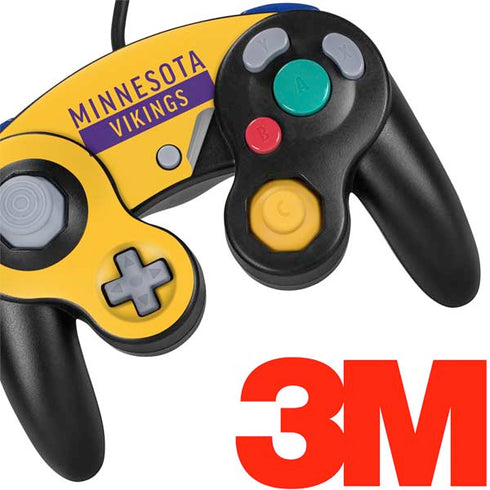 NFL Minnesota Vikings Yellow Performance Series Nintendo GameCube Controller Skin