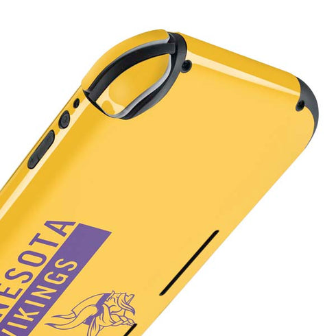 NFL Minnesota Vikings Yellow Performance Series Nintendo Switch Lite Skin