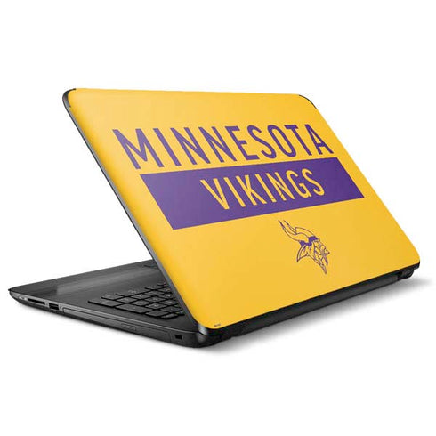 NFL Minnesota Vikings Yellow Performance Series HP Notebook Skin