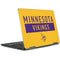 NFL Minnesota Vikings Yellow Performance Series Notebook 9 Pro 13in (2017) Skin