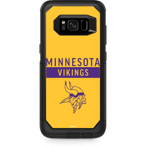NFL Minnesota Vikings Yellow Performance Series Otterbox Commuter Galaxy Skin