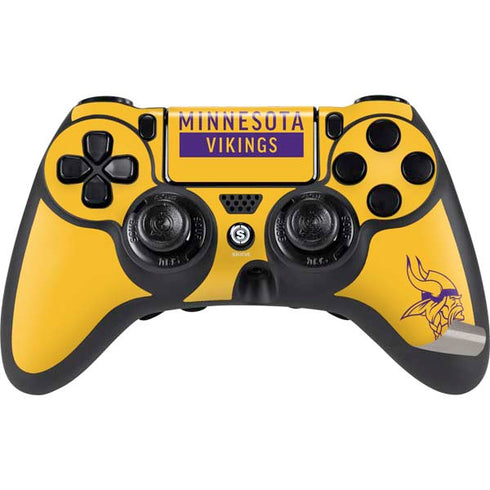 NFL Minnesota Vikings Yellow Performance Series PS4/PC SCUF Impact Controller Skin