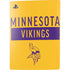 NFL Minnesota Vikings Yellow Performance Series PS5 Console Skin