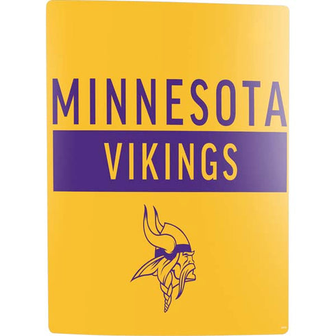 NFL Minnesota Vikings Yellow Performance Series PS5 Digital Edition Bundle Skin