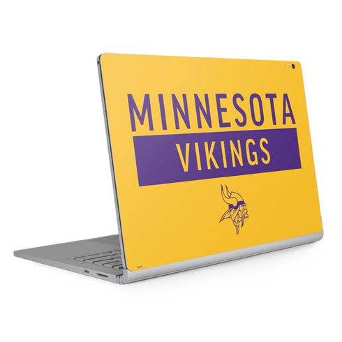 NFL Minnesota Vikings Yellow Performance Series Surface Book 2 13.5in Skin