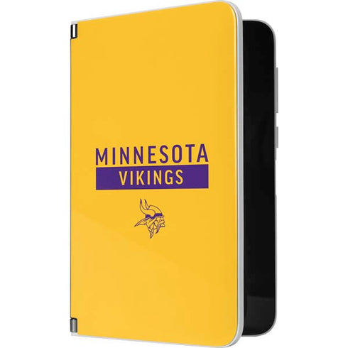 NFL Minnesota Vikings Yellow Performance Series Surface Duo Skin