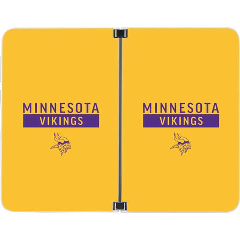 NFL Minnesota Vikings Yellow Performance Series Surface Duo Skin