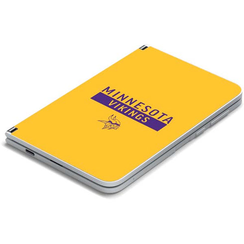 NFL Minnesota Vikings Yellow Performance Series Surface Duo Skin