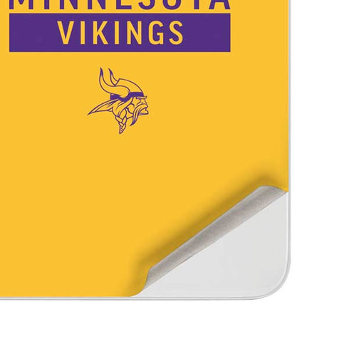 NFL Minnesota Vikings Yellow Performance Series Surface Duo Skin