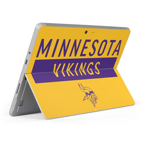 NFL Minnesota Vikings Yellow Performance Series Surface Go Skin