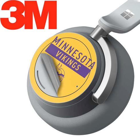 NFL Minnesota Vikings Yellow Performance Series Surface Headphones Skin