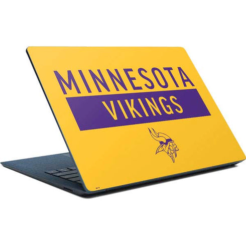 NFL Minnesota Vikings Yellow Performance Series Surface Laptop Skin