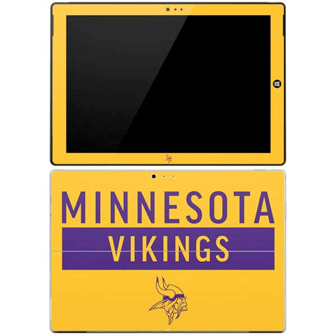 NFL Minnesota Vikings Yellow Performance Series Surface Pro 3 Skin