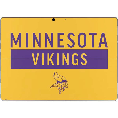 NFL Minnesota Vikings Yellow Performance Series Surface Pro 9 Skin